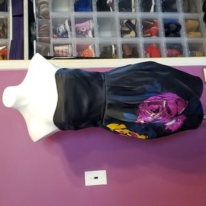 Strapless Mini Tulip Dress